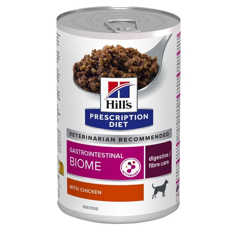 Hill's Prescription Diet Gastrointestinal Biome Pollo umido per cane (Set %: 48 x 370 g)