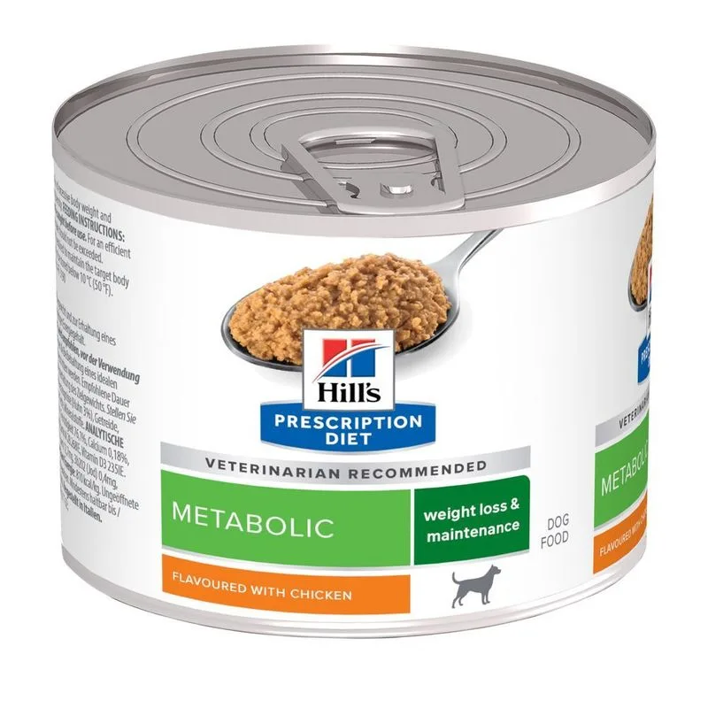 Hill's Prescription Diet Metabolic Weight Management Pollo umido per cane (Set %: 48 x 200 g)