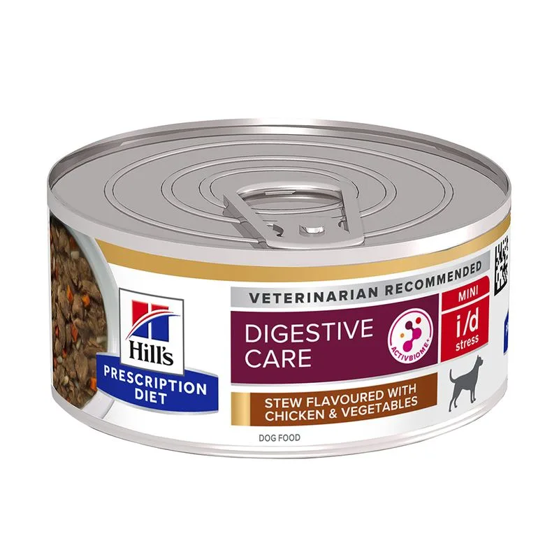 Hill's Prescription Diet i/d Digestive Care Stress Mini Spezzatino Pollo (Set %: 48 x 156 g)