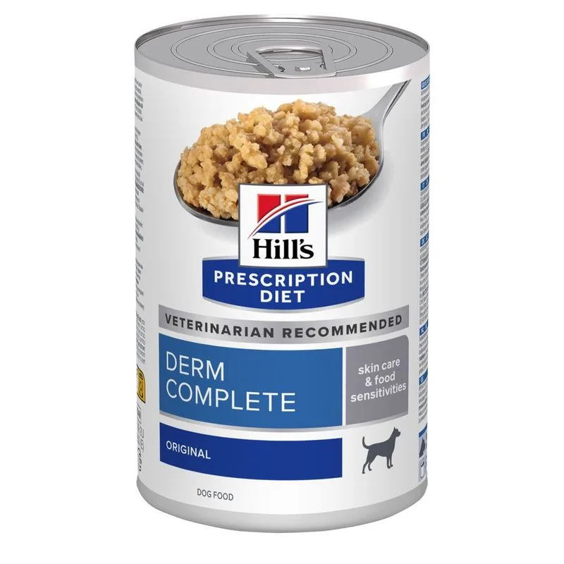 Hill’s Prescription Diet Canine Derm Complete umido per cani (Set %: 48 x 370 g)