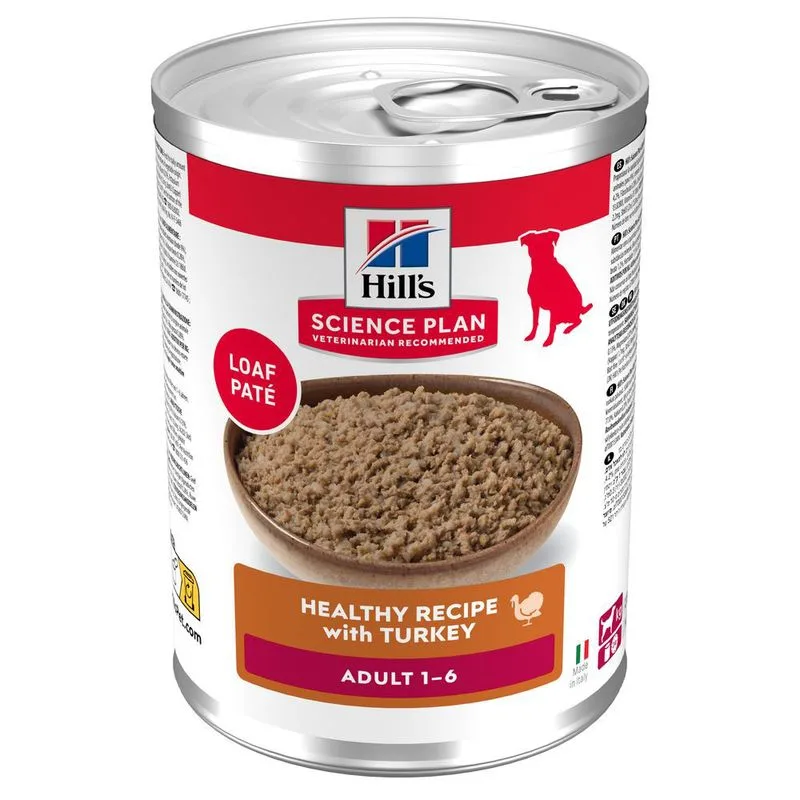 Hill's Science Plan Adult 1-6 (Set %: 24 x 370 g Tacchino)