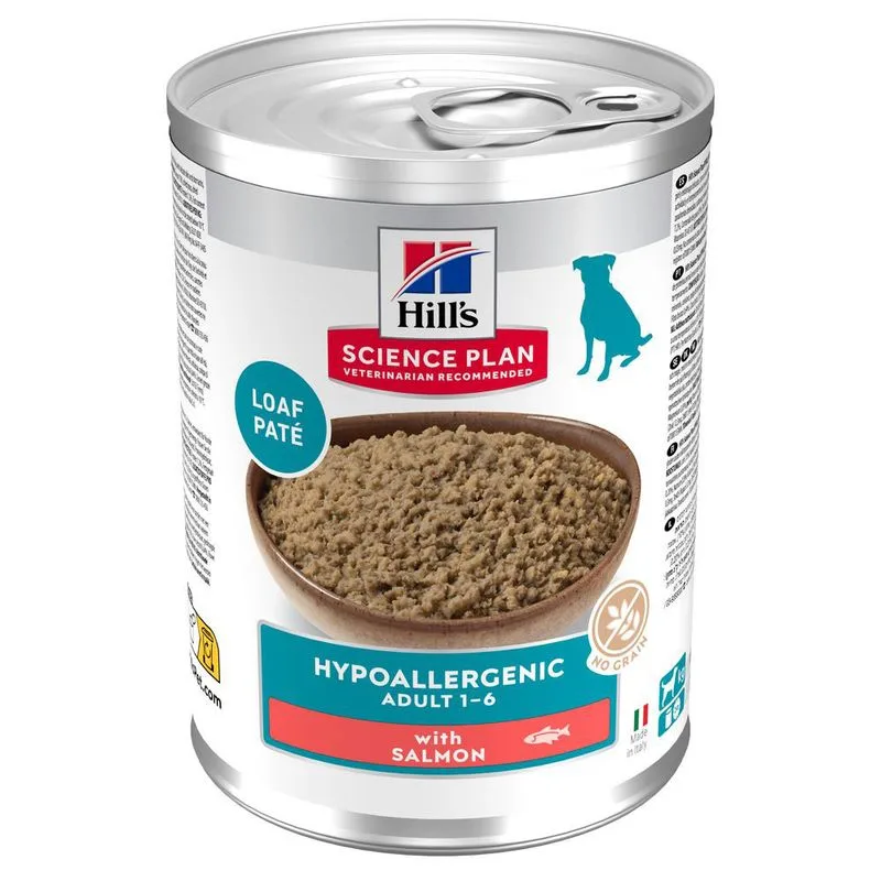 Hill's Science Plan Adult Hypoallergenic con Salmone umido cane