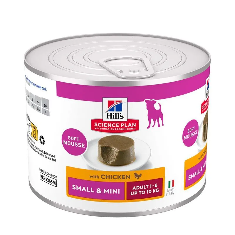 Hill's Science Plan Adult Small & Mini Mousse (Set %: 24 x 200 g Pollo)