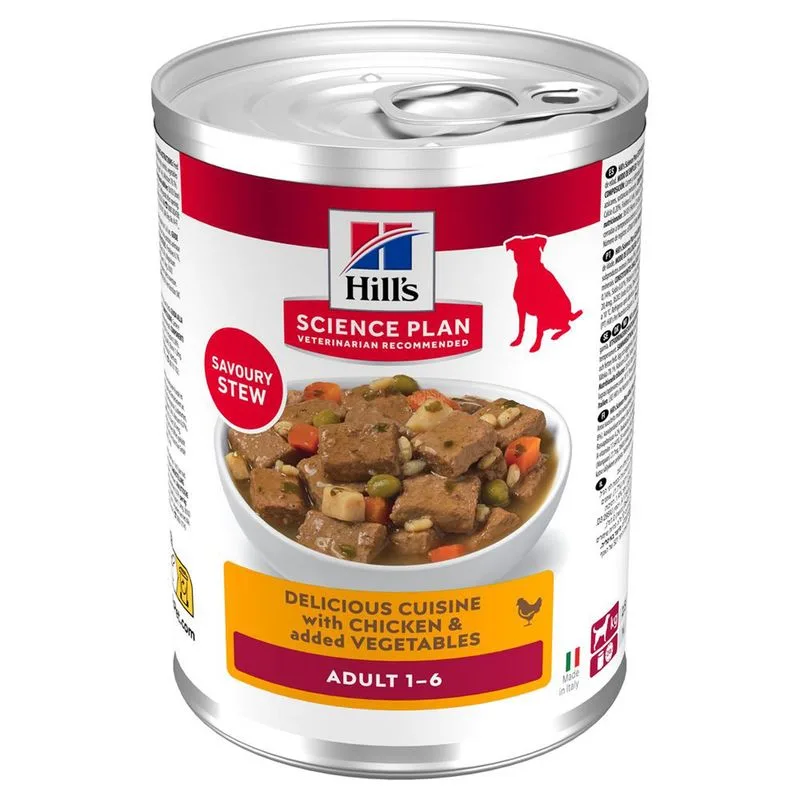 Hill's Science Plan Adult Stew (Set %: 48 x 363 g con Pollo)