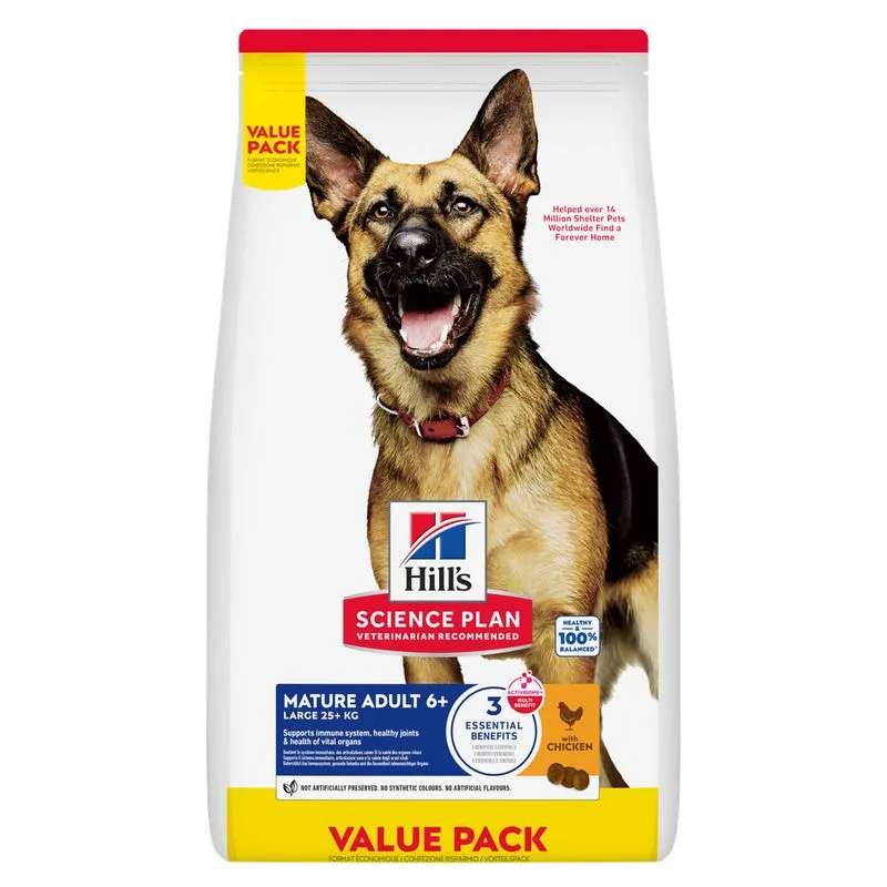 Hill's Science Plan Mature Adult 6+ Large con Pollo (Set %: 2 x 18 kg)