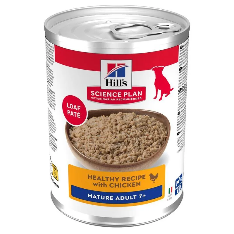 Hill's Science Plan Mature Adult 7+ (Set %: 24 x 370 g con Pollo)