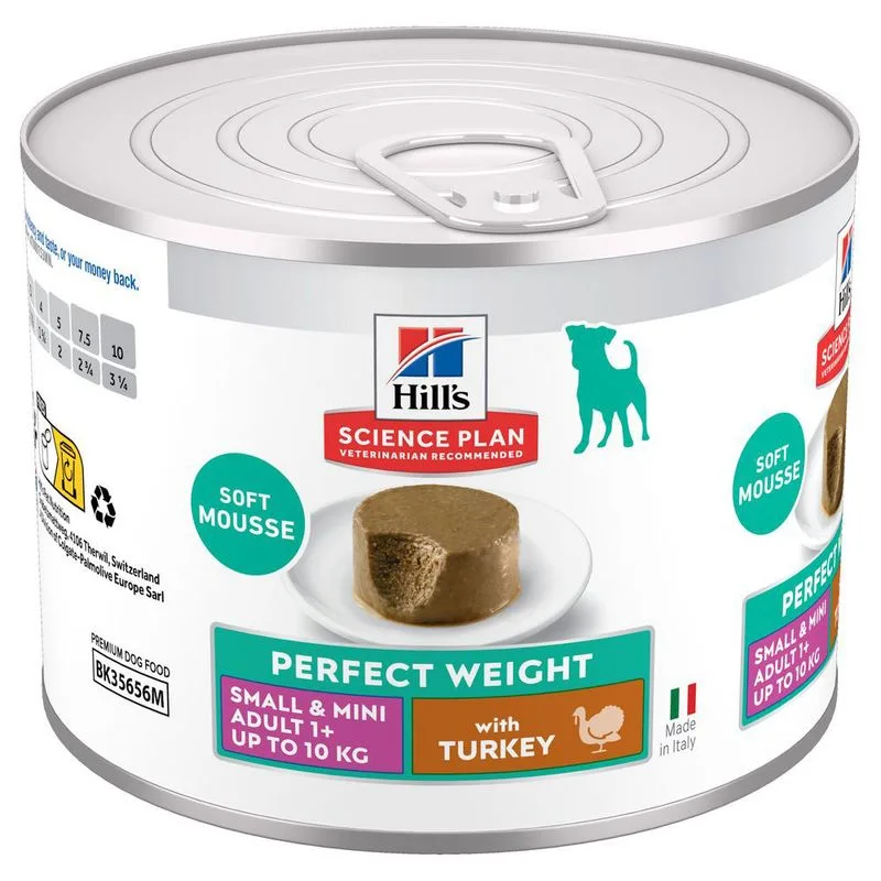 Hill's Science Plan Perfect Weight Adult Small & Mini Mousse (Set %: 24 x 200 g)