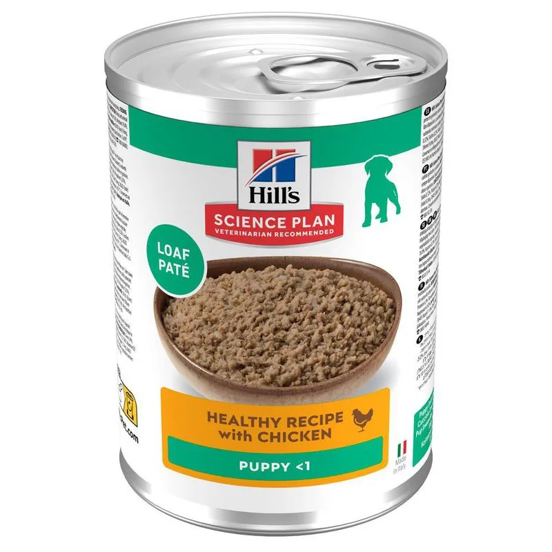 Hill's Science Plan Puppy <1 (Set %: 24 x 370 g con Pollo)