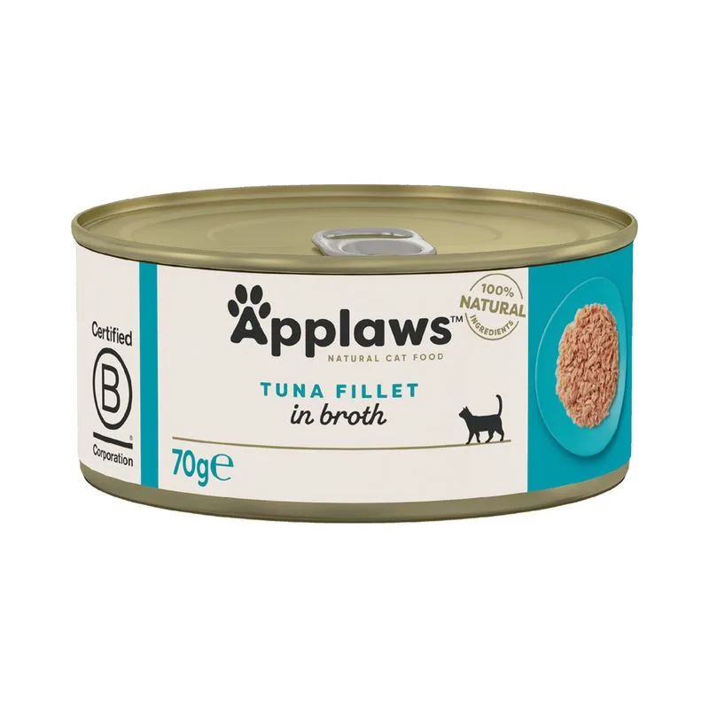 Applaws in Brodo 12 x 70 g (Filetto di Tonno)