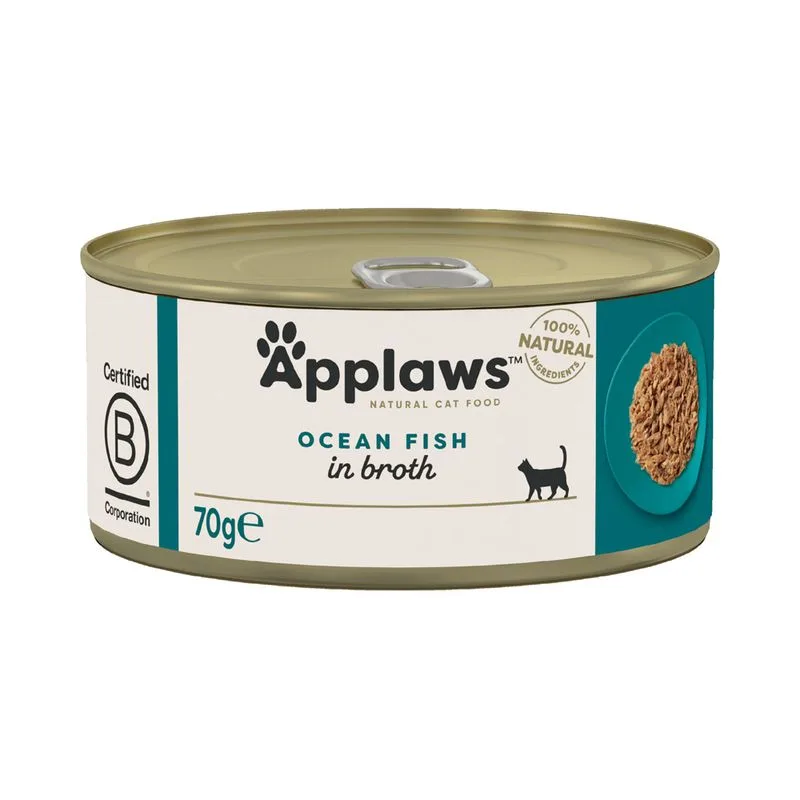 Applaws in Brodo 12 x 70 g (Pesce d'Oceano)