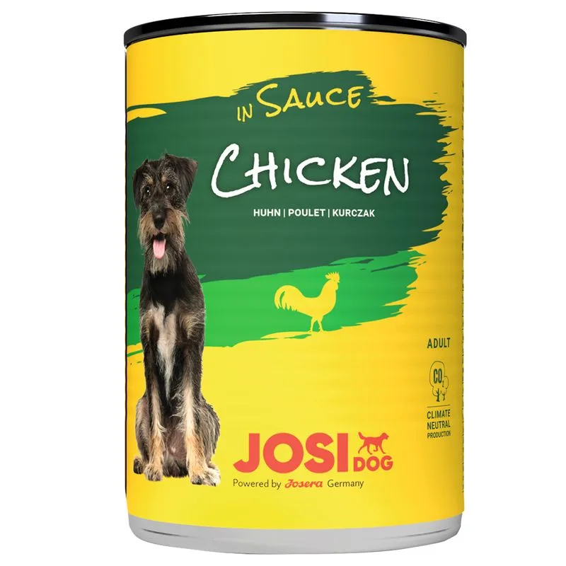 JosiDog in Salsa 12 x 415 g Alimento umido per cani (Pollo)