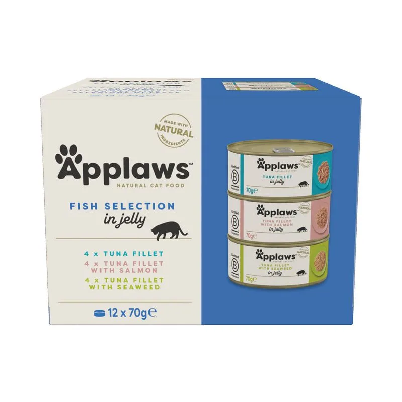 Applaws in Jelly  24 x 70 g (Selezione di Pesce in Gelatina)