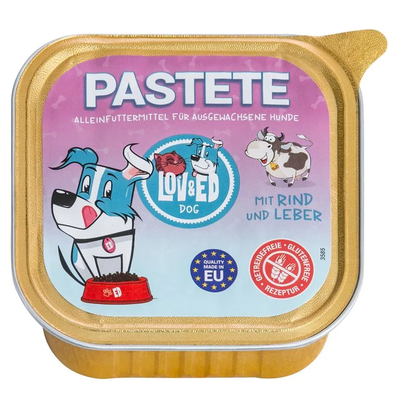 Lov & Ed Paté 12 x 150 g (con Manzo & Fegato)