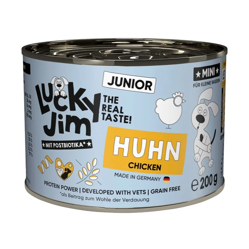 Lucky Jim MINI Junior 6 x 200 g (Pollo)