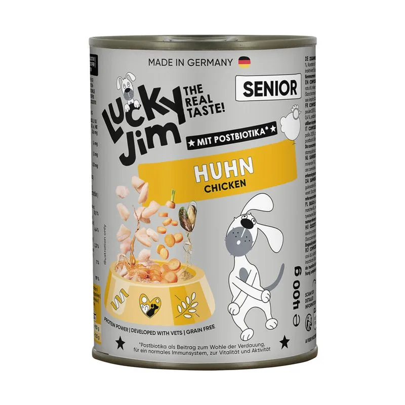 Lucky Jim Senior 6 x 400 g (Pollo)