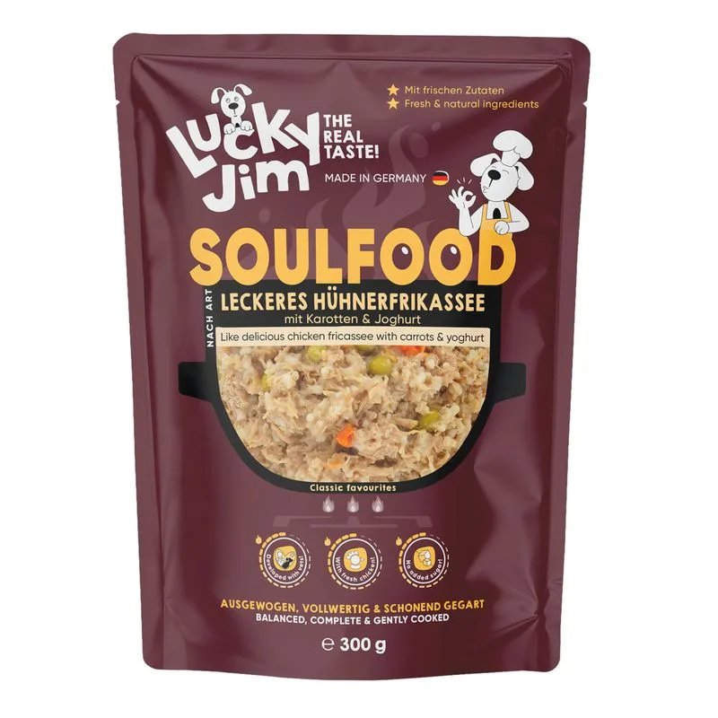 Lucky Jim Soulfood 6 x 300 g (Fricassea di Pollo)