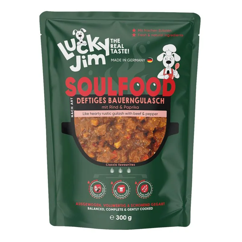 Lucky Jim Soulfood 6 x 300 g (Gulasch Contadino)