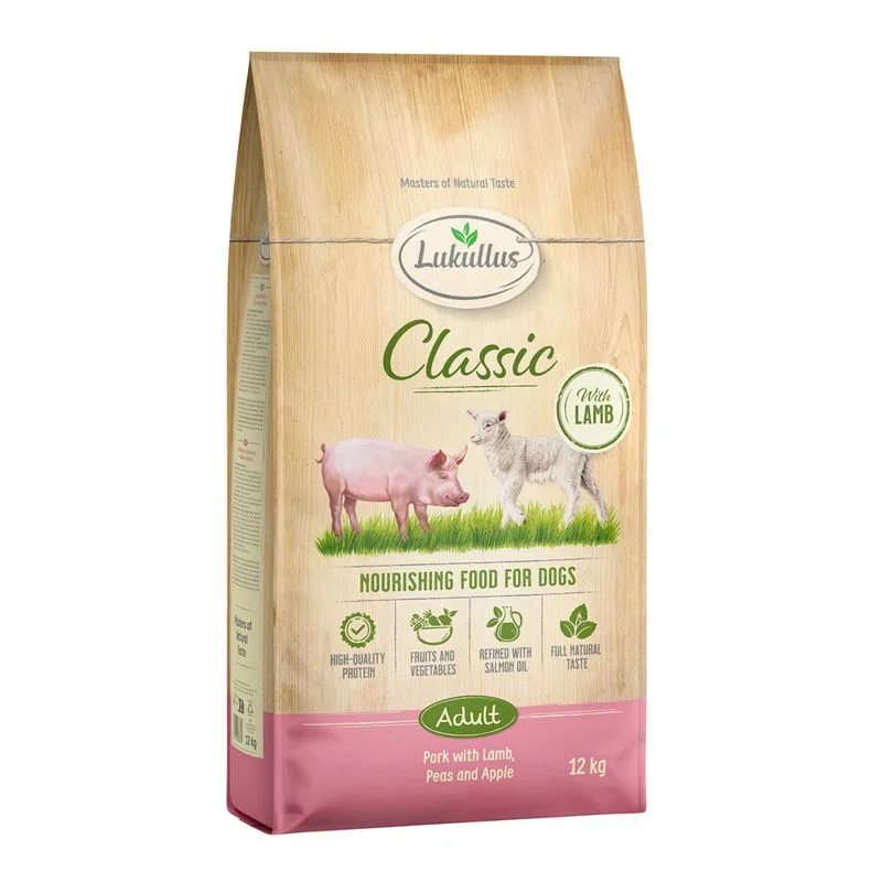 Lukullus Classic Maiale & Agnello (Set %: 2 x 12 kg Nuova ricetta)