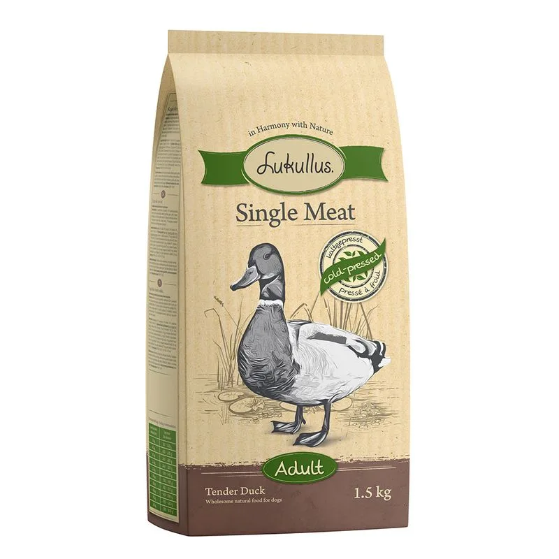 Lukullus Single Meat Anatra delicata (senza cereali) (6 kg (4 x 1,5kg))