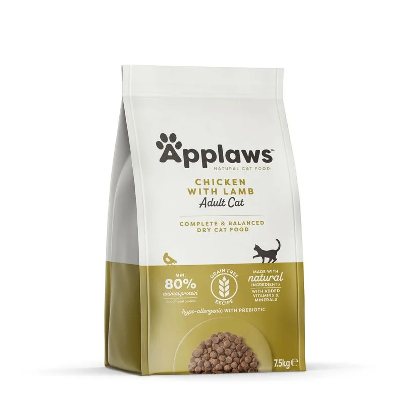 Multipack risparmio! 2 x 6 kg o 7,5 kg Applaws (2 x 7,5 kg  Adult Pollo & Agnello)