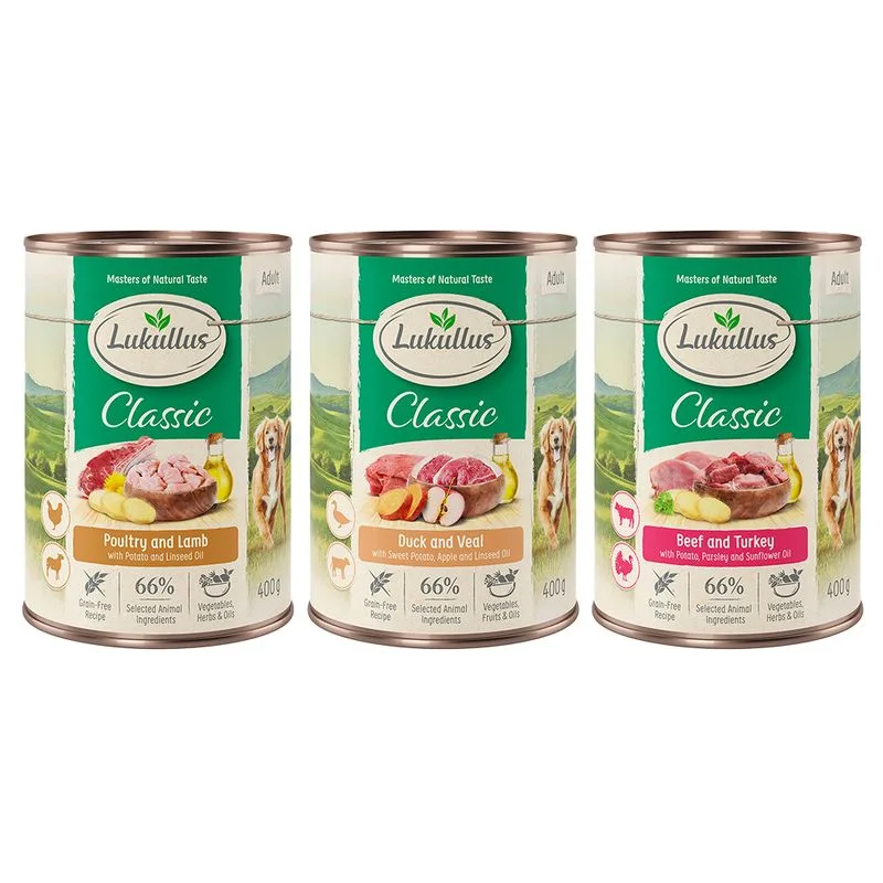 Set prova misto! Lukullus senza cereali (Confezione mista (3 varietà))