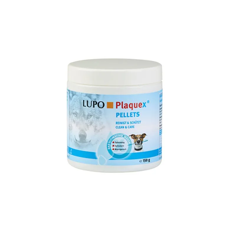 LUPO Plaquex® per l'igiene dentale del cane (4 x 150 g)