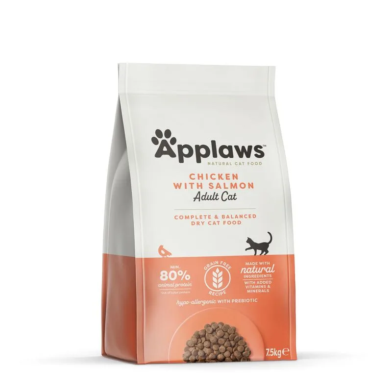 Multipack risparmio! 2 x 6 kg o 7,5 kg Applaws (2 x 7,5 kg Adult Pollo & Salmone)