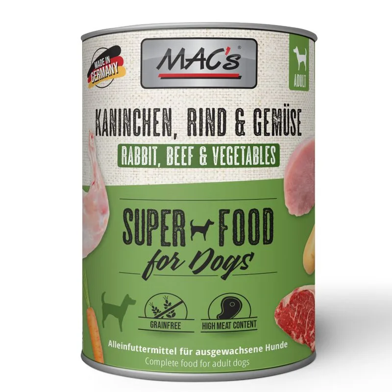 MAC's Adult 12 x 800 g (Coniglio & Verdure)