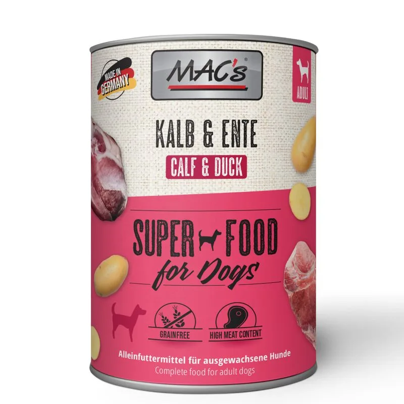 MAC's Adult 6 x 400 g (Vitello & Anatra)