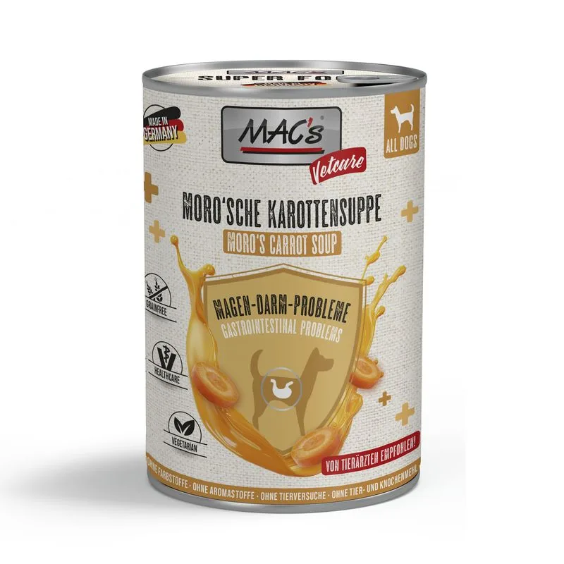 MAC's Dog Vetcare Zuppa di Carote secondo Moro 6 x 375 g