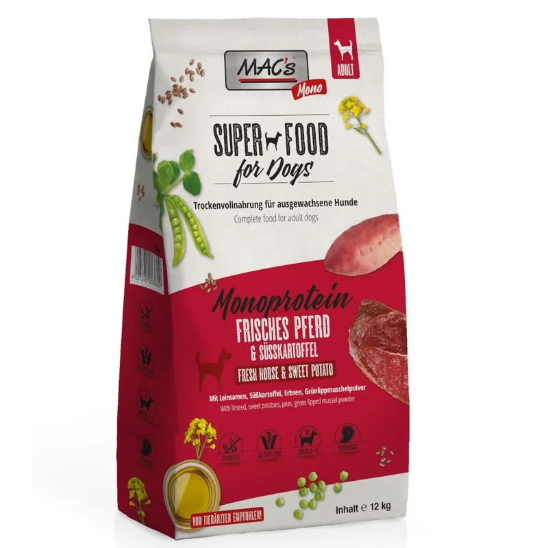 MAC's Mono Cavallo Crocchette per cani (Set %: 2 x 12 kg)