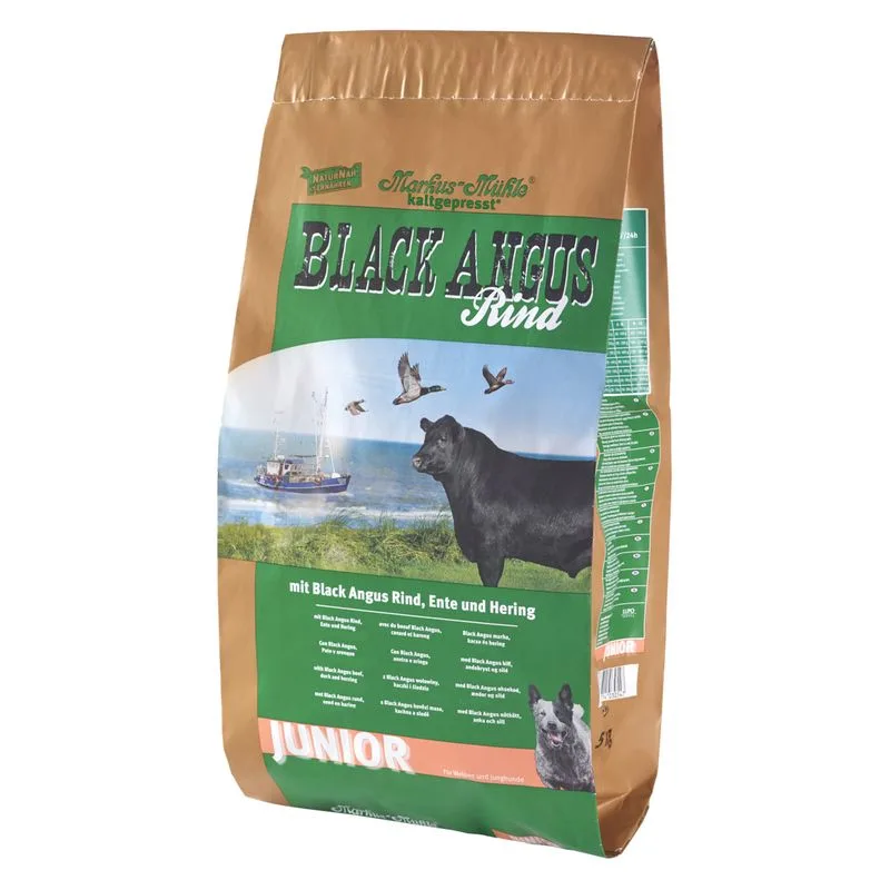 Markus-Mühle Black Angus Junior Crocchette per cane (Set %: 2 x 5 kg)