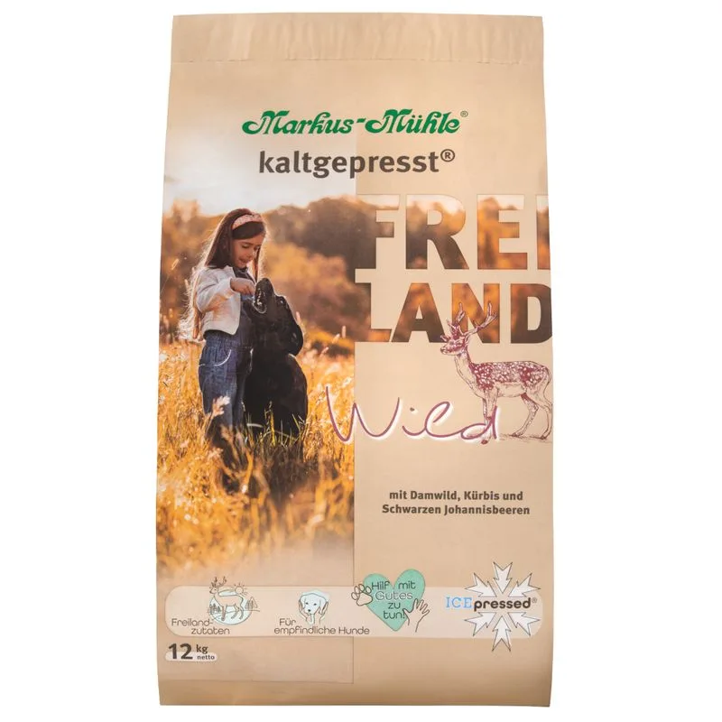 Markus-Mühle Freiland Selvaggina Crocchette per cane (12 kg)