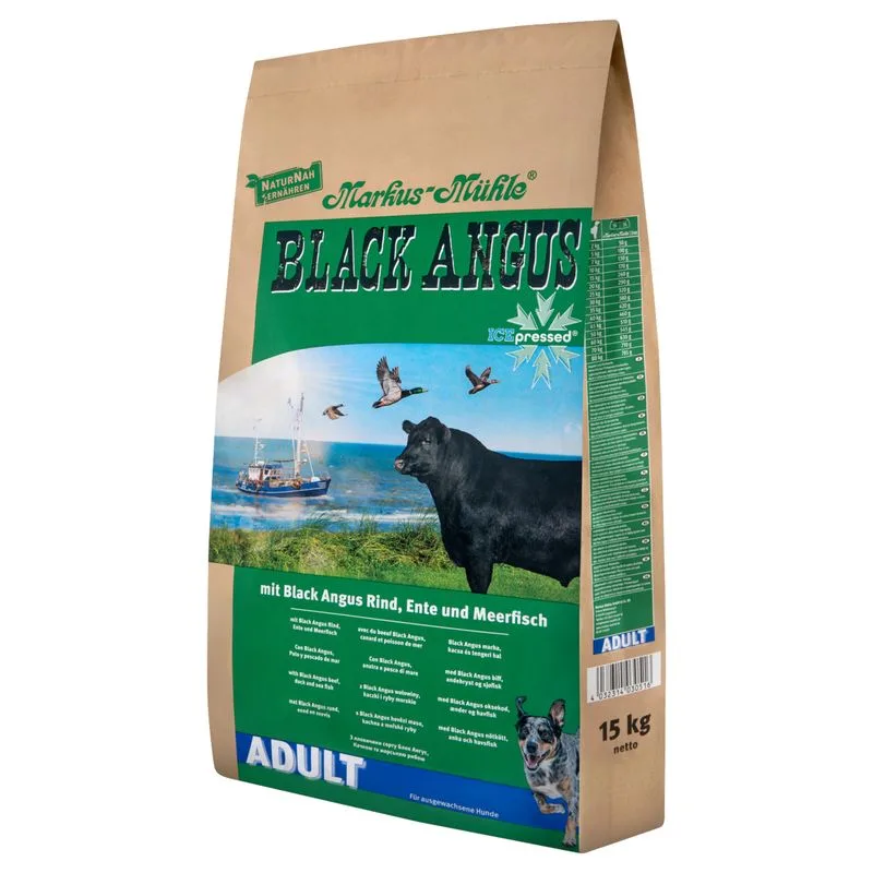 Multipack risparmio! 2 x 15 kg Markus-Mühle (Black Angus Adult)