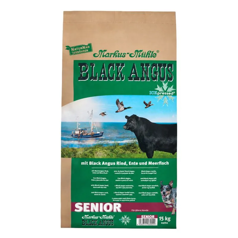 Markus-Mühle Black Angus Senior Crocchette per cane (Set %: 2 x 15 kg)