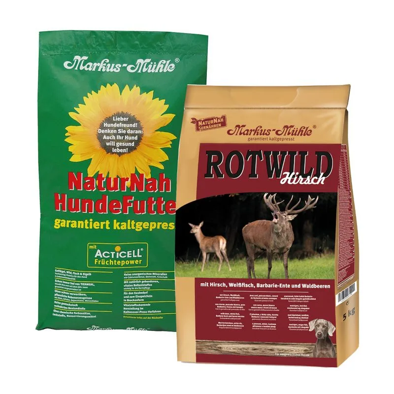 Set prova! 2 x 5 kg Markus-Mühle Crocchette per cane