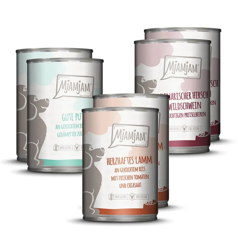 MjAMjAM Adult 24 x 400 g Umido per cane