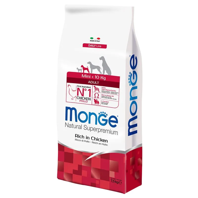 Monge Superpemium Adult Mini Pollo (Set %: 2 x 7,5 kg)