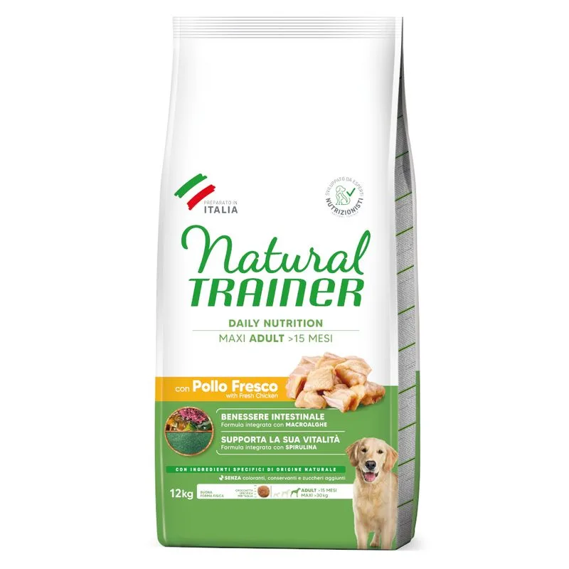 Natural Trainer Adult Maxi con Pollo (Set %: 2 x 12 kg)