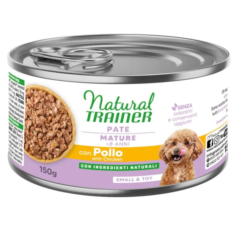 Natural Trainer Pate Small & Toy Mature (Set %: 24 x 150 g (Pollo))