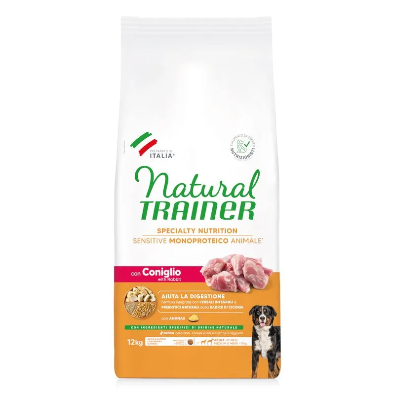 Natural Trainer Sensitive Adult Medium & Maxi con Coniglio