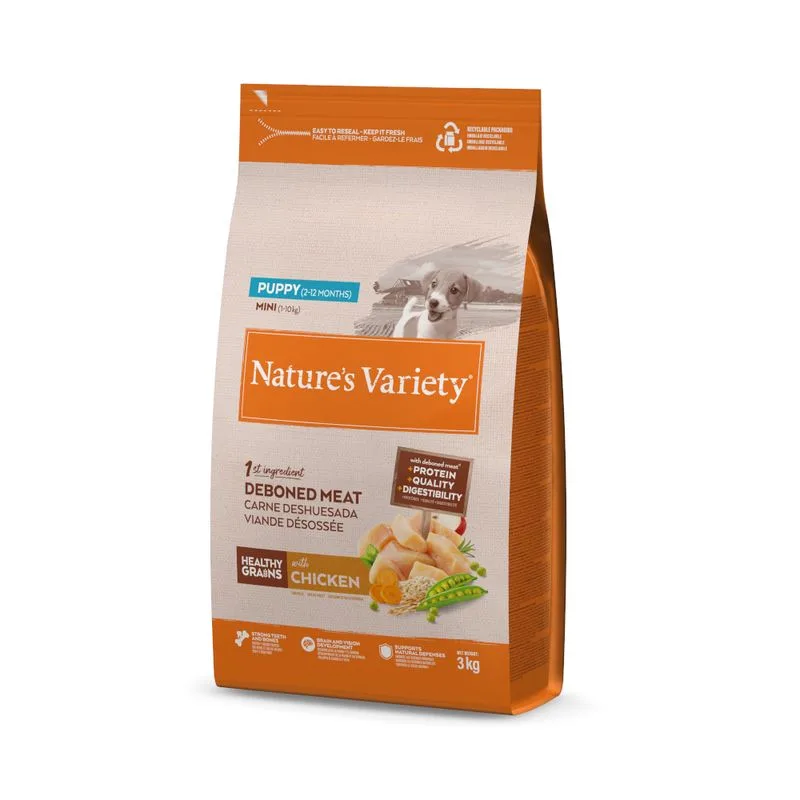 Nature's Variety Healthy Grains Puppy Mini Pollo (3 kg)