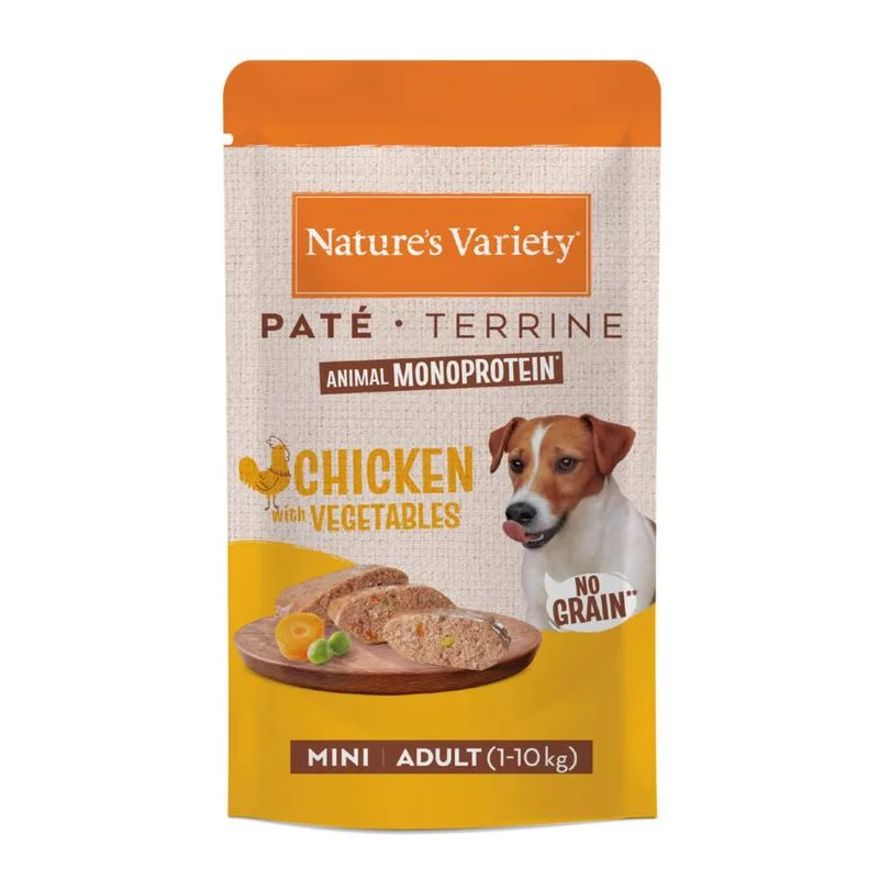 Nature's Variety Paté No Grain Adult Mini 16 x 150 g (Pollo)
