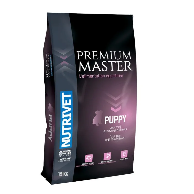 Nutrivet Premium Master Puppy con Pollo (Set %: 2 x 15 kg)
