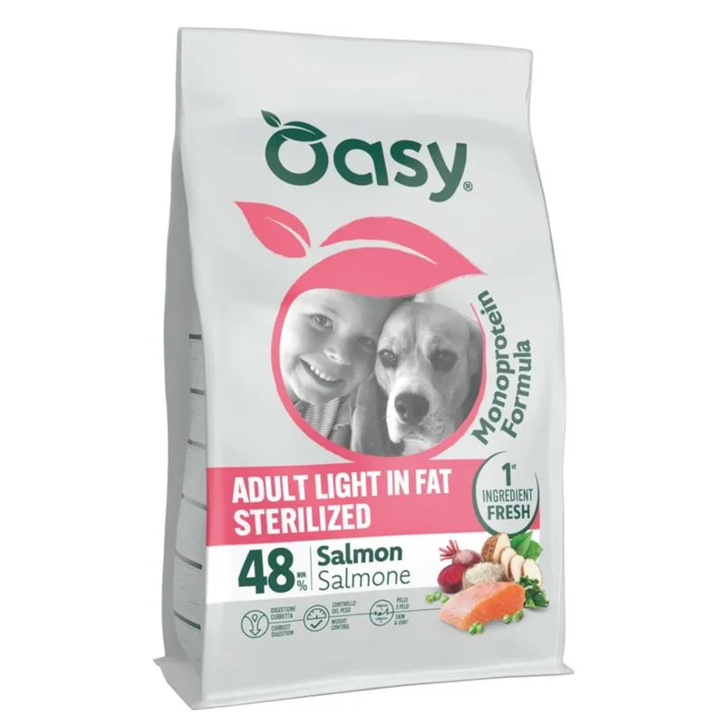 Oasy Adult Light Sterilized Salmone