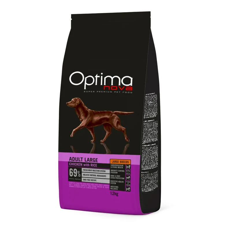 Optimanova Large Adult Pollo & Riso (Set %: 2 x 12 kg)