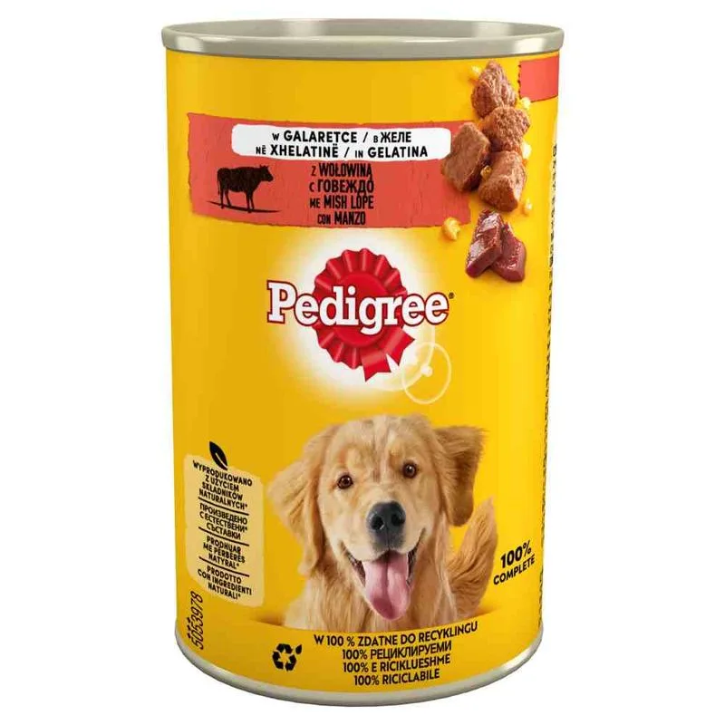 24 x 400 g Pedigree Adult Classic (Manzo)