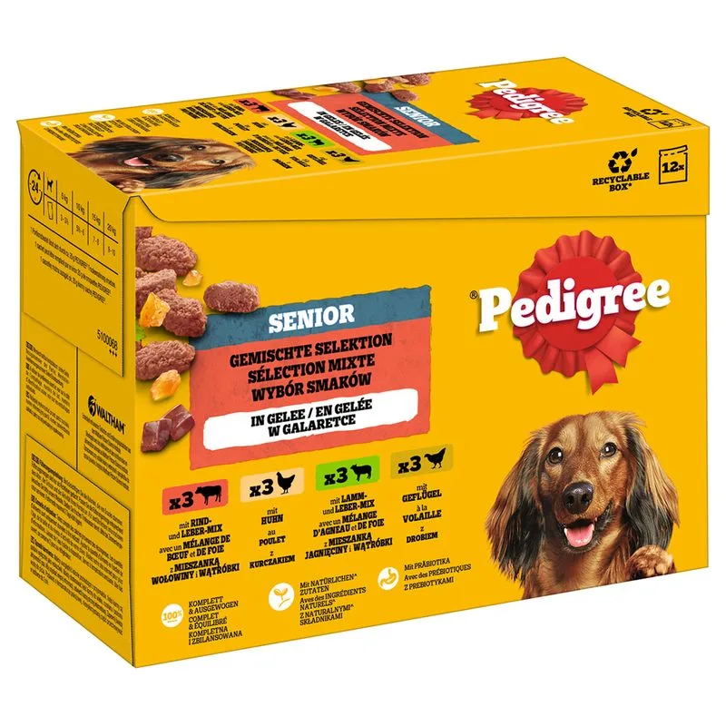 Multipack Pedigree Senior Umido per cane (Set %: 96 x 100 g)