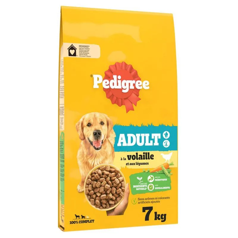 Pedigree Adult Pollame e verdure Crocchette per cane (Set %: 2 x 7 kg)