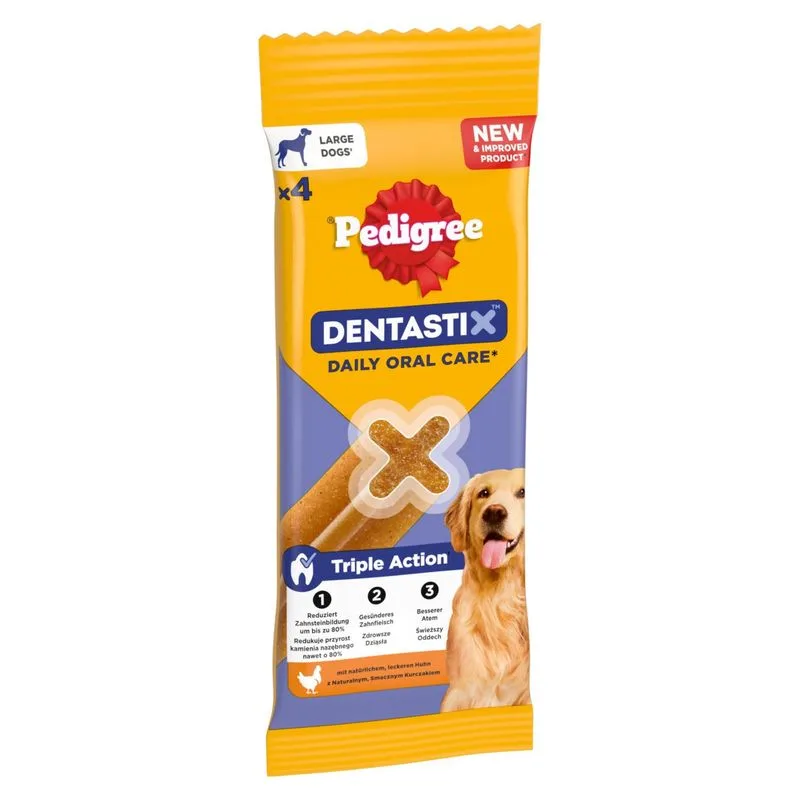Pedigree Dentastix (cani di tg grande (>25 kg), 4 pz: 154 g)